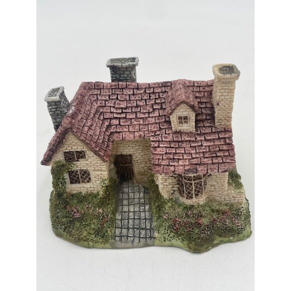 Vintage 1986 Saxony Miniature Cottage Collectible Figurine - Picture 1 of 11